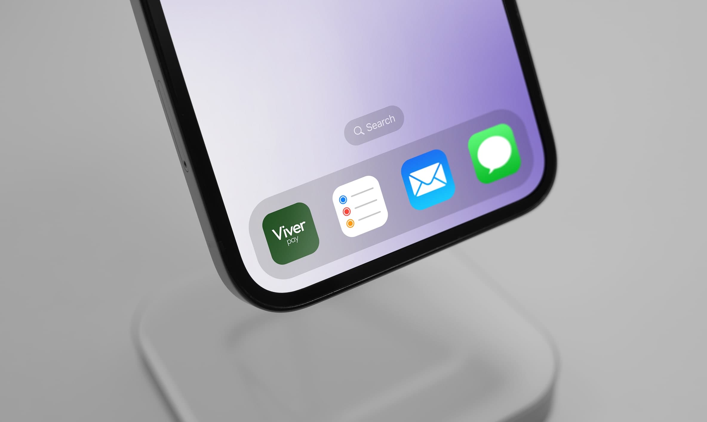 ViverPay app dark theme interface showing user analytics by CoderVive